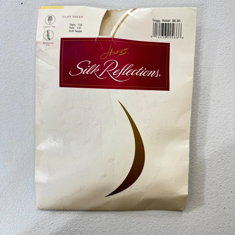 VTG 4*Evan Picone Sheer Lycra Control Top Pantyhose mostly Sz M Discontinued‎